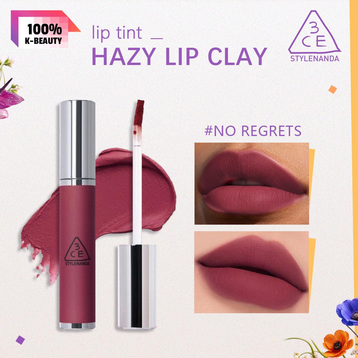 3CE HAZY LIP, Velvet Blur Lip 4g/0.141oz (10 farebných možností) 4g/0.141oz