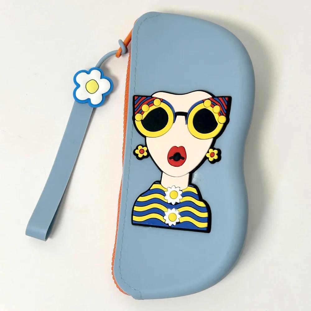 Portable Multifunctional Glasses Bag Waterproof Dustproof Coin Purse Silicone Small Items Bags Glasses Case For Travel