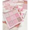 Romantic Sakura 9 Color Eyeshadow Palette Matte Pearlescent Milk Tea Peach Color Makeup Palette