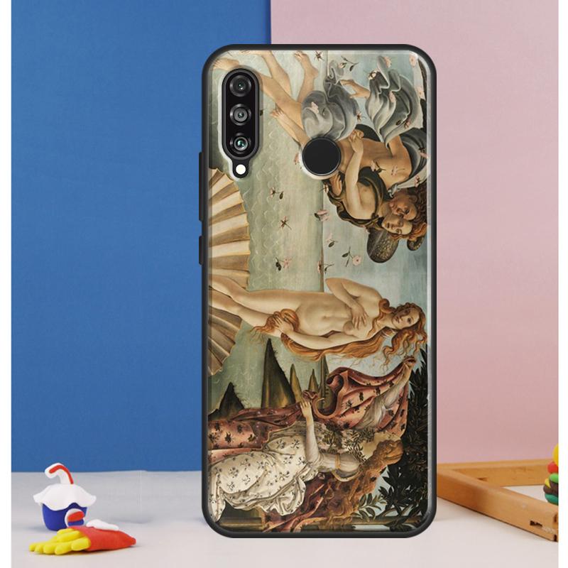 Art Painting Birth Of Venus Case For Huawei Nova Y73 Y72 Y70 Y90 Y60 Y61 Y91 12s 12i 11i 8i 9 10 SE P30 P40 Lite P60 Pro