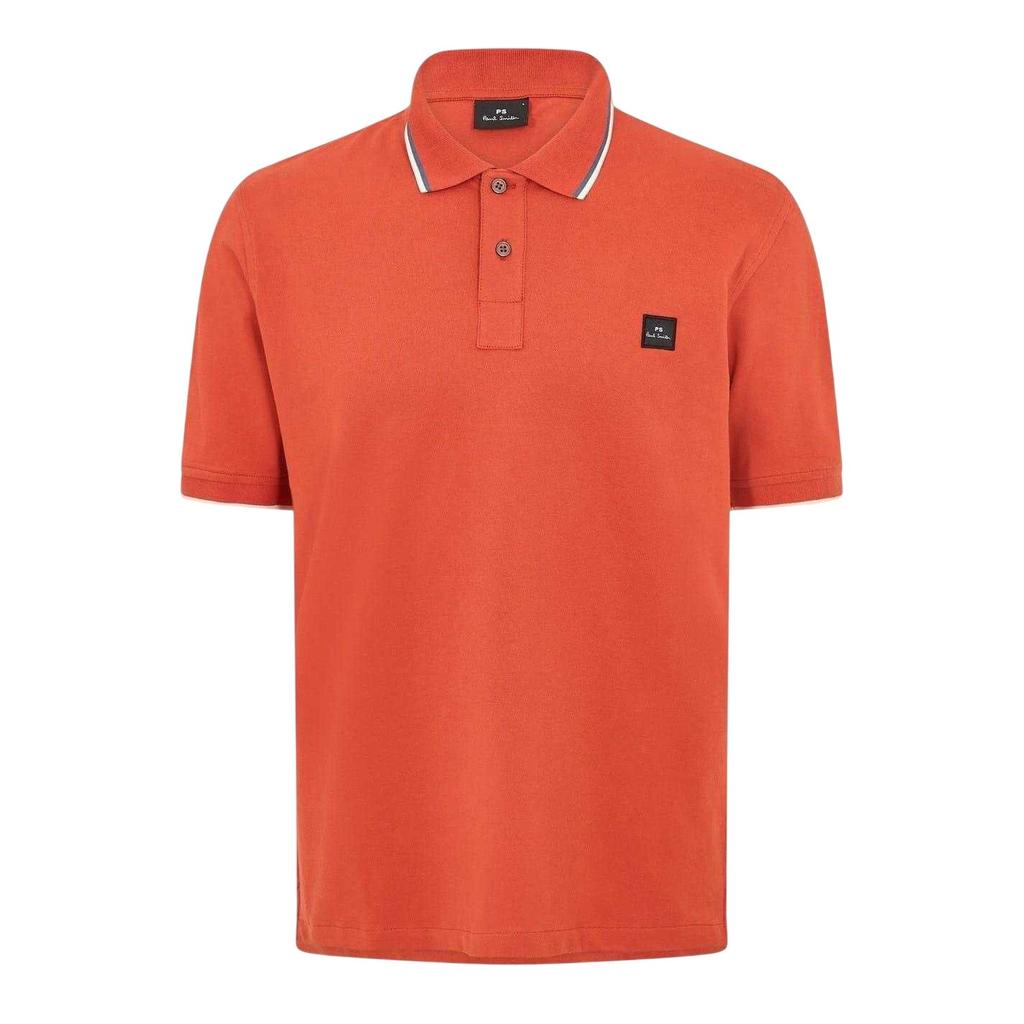 Paul Smith Mens Patch Cotton Logo Polo Shirt