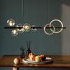 Nordic Minimalist Chandelier: Modern Glass Bubble Pendant for Dining & Bar