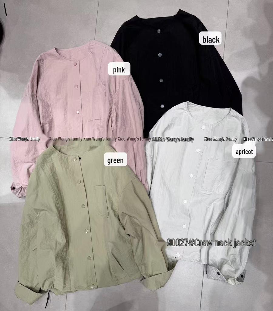 Xiao Wang's Spring Korean Loose Casual Plus Size Windbreaker