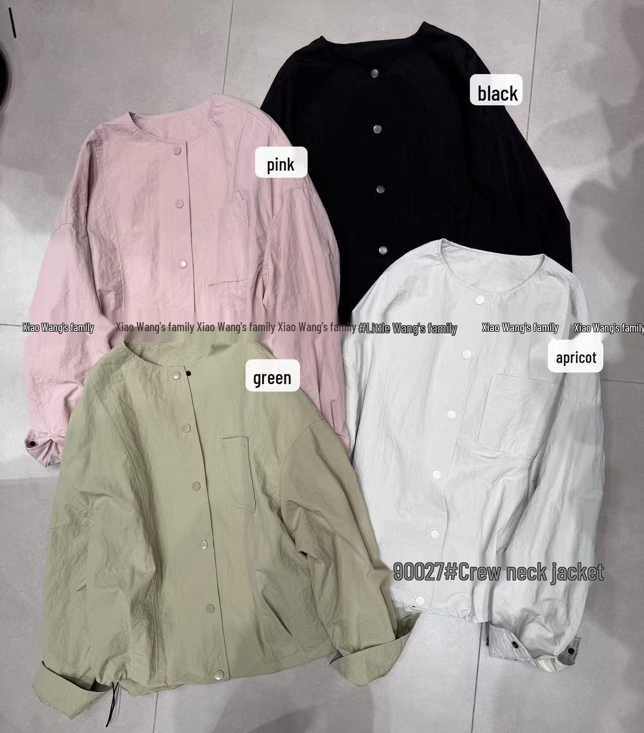 

Весенняя корейская свободная ветровка большого размера от Сяо Вана One Size зелёный