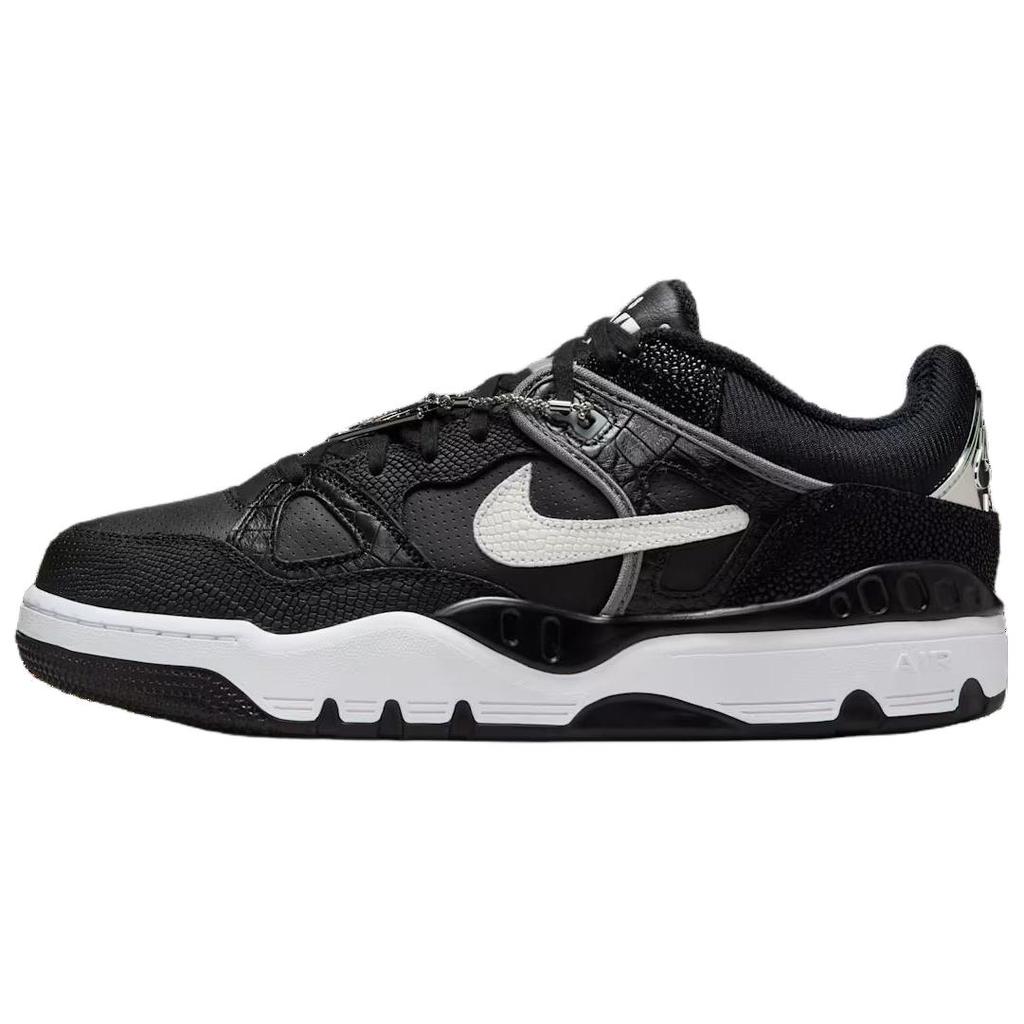 Nigo x Nike Air Force 3 Low Black Croc Unisex Sneakers Smoke-Grey Metallic-Platinum White HF7630-001