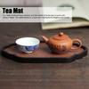 Mat   Bamboo Small Tea Tray Tea Plate for Teawares Teaset Saucers Tea Ceremony
