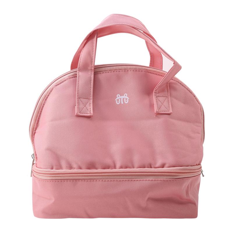 

Large Capacity Lunch Bags Insulated Bento Box Portable Lunch Tote Leakproof Cooler Thermal Bag For Woman Student Work розовый