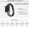 KALEBOL Zinc Alloy Strap for Apple Watch Ultra 3 2 1 49mm/Series 11 10 46mm/9 8 7 45mm/SE3 SE2 SE 6 5 4 44mm/3 2 1 42mm Watch Band Rhinestone Decor