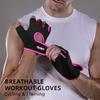 Vbosi Adjustable Half Finger Sports Gloves For Weightlifting Dumbbell Cycling Fitness Training Breathable For Women Men