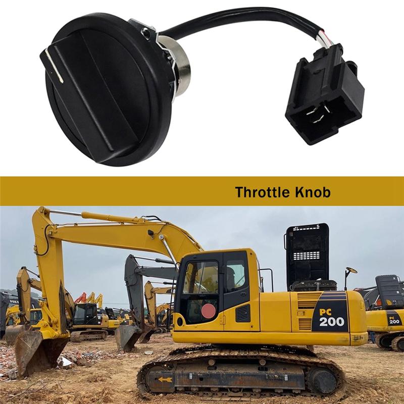 1 Piece Excavator Throttle Knob Switch Gear Switch For PC200-6/7/8 7825-30-1301 7825301301