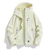 Men Women 3-in-1 Waterproof Windproof Hiking Jacket With Removable Fleece Liner Outdoor Activities