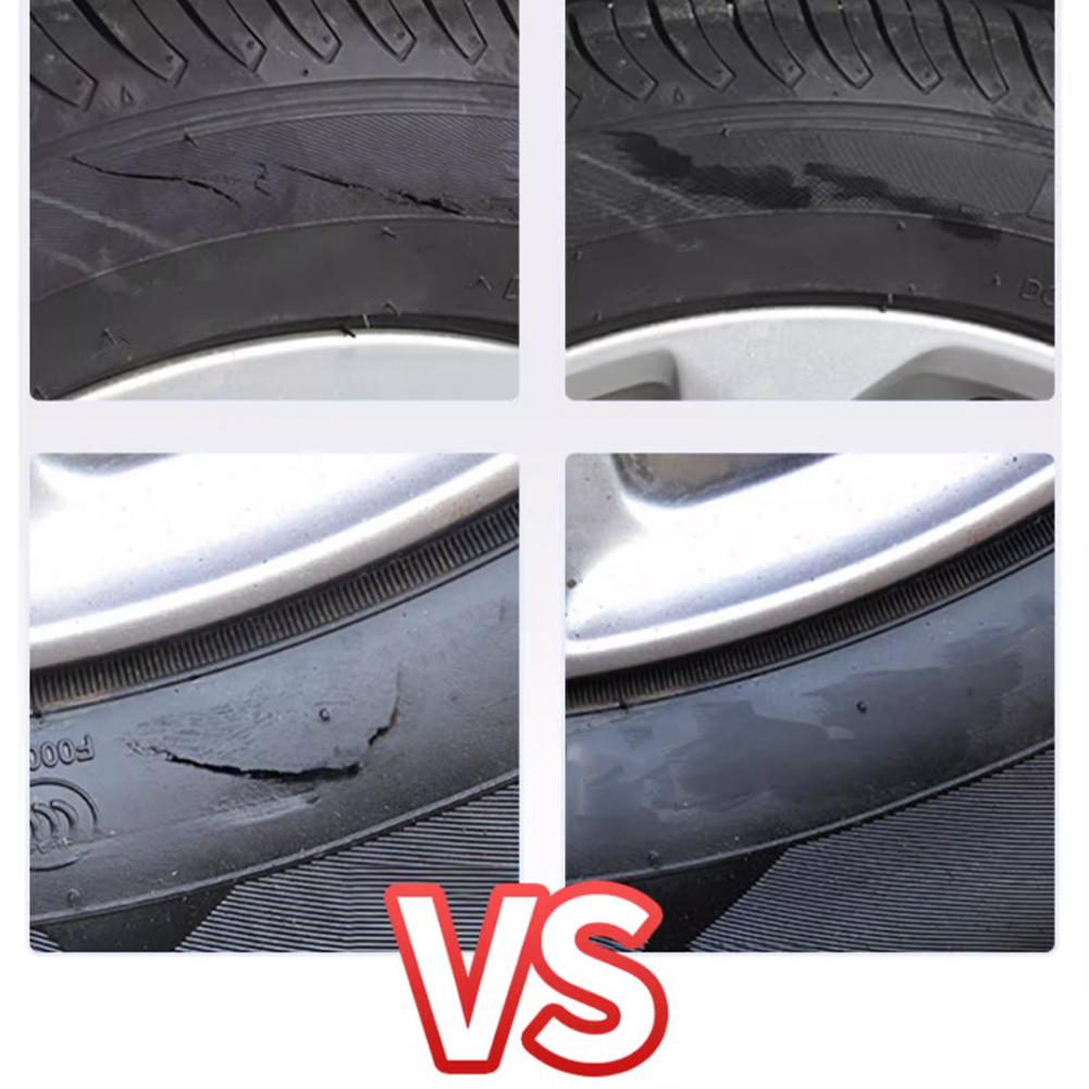 Reifenreparaturkleber für Rissreparatur Schwarz Weicher Reifenkleber zum Reparieren abgeschälter Kratzer für Auto, Motorrad, Elektroauto oder Fahrrad