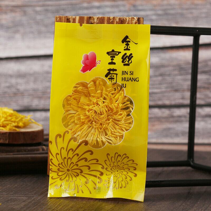 Jin Si Huang Ju Organic Golden Chrysanthemum Tea  Healthy Herbal Tea 100 Flowers