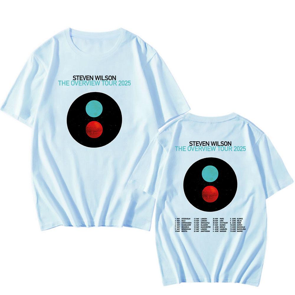 Steven Wilson The Overview Tour 2025 T-shirt New Fashion Graphic Print Tshirt Cotton Men Women Summer T Shirt Unisex Streetwear