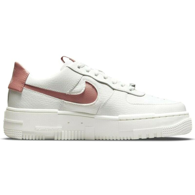 Nike Air Force 1 Low Pixel White Rust Pink Women's Sneakers CK6649-103