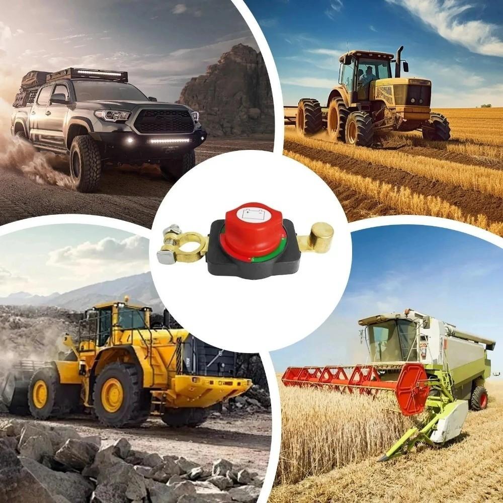 Interruttore di Disconnessione Batteria Auto 12-24V Interruttore di Alimentazione Auto Montato in Cima Isolatore Barca