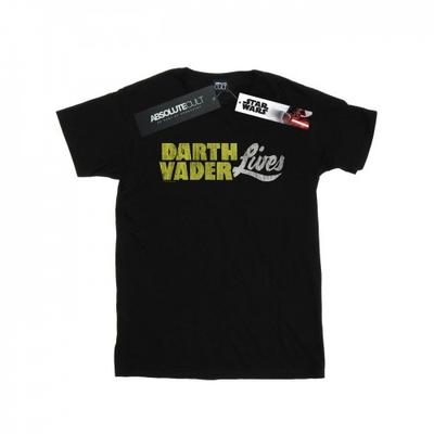 Herren Darth Vader Lives Logo T-Shirt