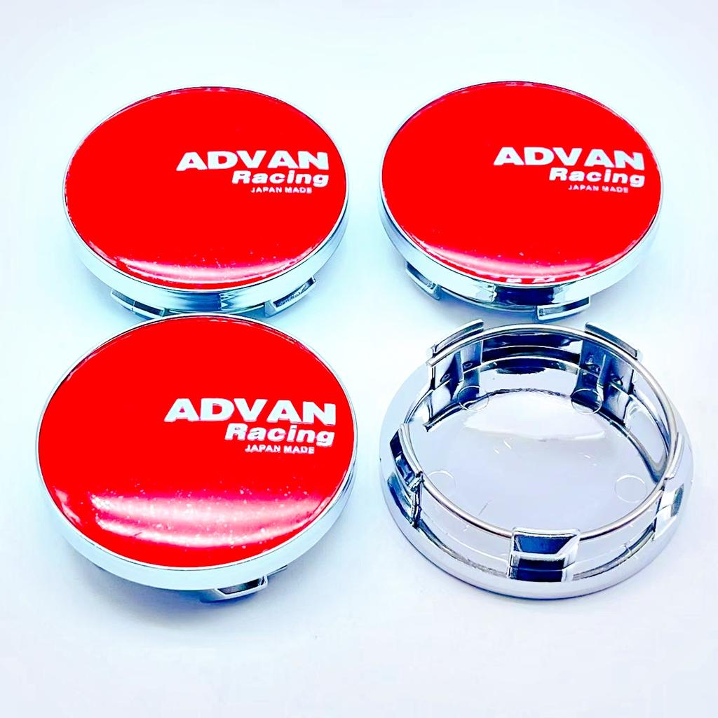 4pcs/lot High Quality 58mm Car Wheel Hub Cover Center Caps for ADVAN Racing Styling Badge Stickers Emblem Accessories