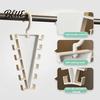 Bedroom Storage Organizer Rotating Multi-Layer Double-Sided Organizer Closet V Shaped 360 Degree Vertical Hanger with Organization Hook 12 Non-Slip
