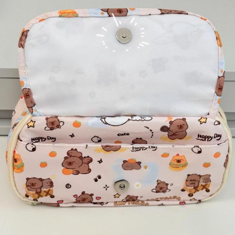 Cute Cartoon Pencil Case For Student Cartoon Anime Creative Pencil Bag High Capacity Stationery Storage Bag Cosmetic Bag