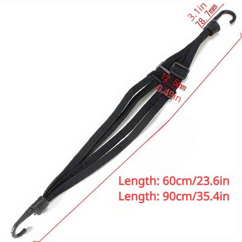 1Pc 60cm/23.6in 90cm/35.4in Rubber Band Binding with Elastic Rope Bicycle Battery Car Luggage Strap Motorcycle Helmet Rope