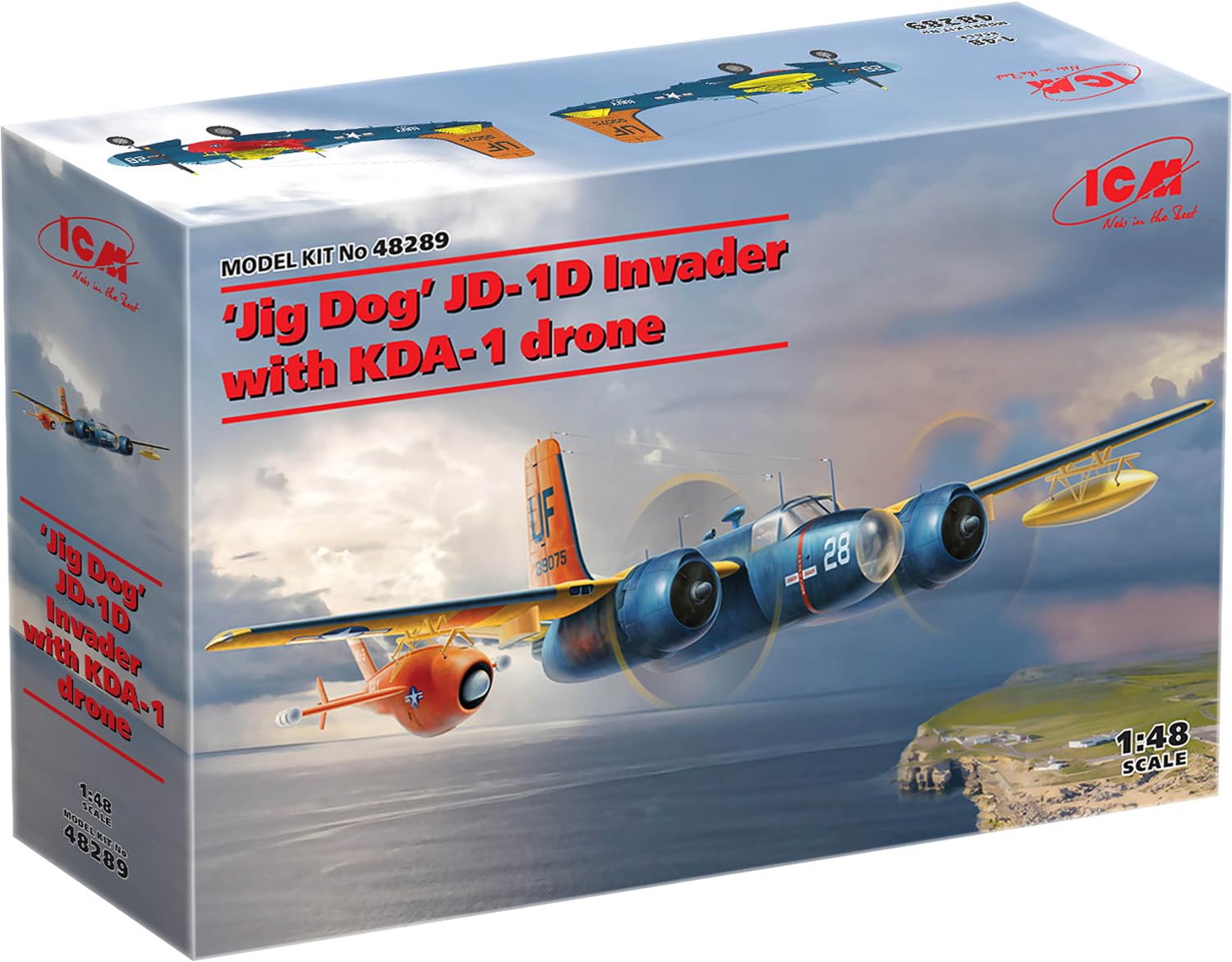 

ICM US Navy Jig Dog Invader Drone Plastic Model 48289 1/48 JD-1D w/KDA-1