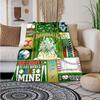 Playing Softball Customize Your Name Blanket Used For Chair Office Sofa Bed Camping Soft And Warm Giving Friends And Relatives Birthday Graduation