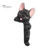 Decorative Wall Plate Sticker 3D French Bulldog Resin Light Switch Cover, Cute Cartoon Dog Socket Creative Ornament Decor, Self-Adhesive Animal