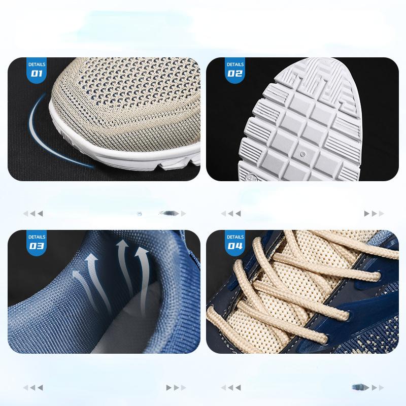 2025 New Men Sneakers Breathable Shoes for Men Vulcanized Shoes Male Running Sneakers Super Light Soft Bottom Men Shoes Tennis