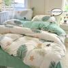 3pcs Leaves Duvet Cover Set Pillowcases No Filling no flat sheet Twin Single Queen King Size Girls Bedding Linen