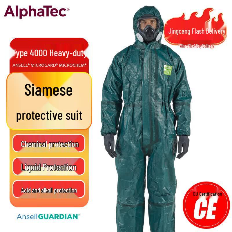 ALPHATEC 4000 Heavy-Duty Chemical Protective Suit XL