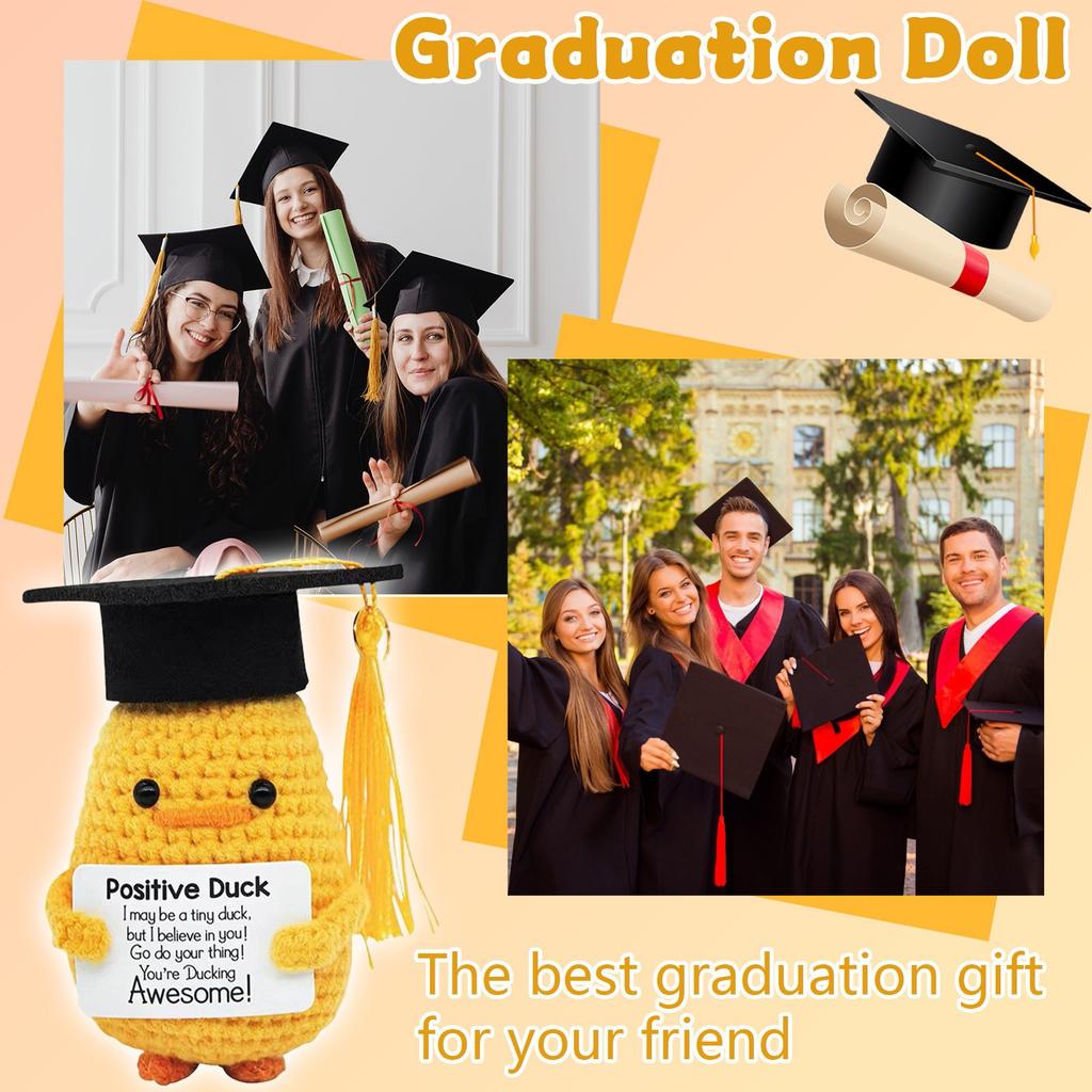 Graduation Gifts Set Class Of - Inspirational Positive  With Cap And Greeting Card – Handmade  Funny  For Her Girls Him Boys