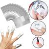 100/200Pcs Nail Polish Remover Foil Wrap Kit Soak Off Gel Remover with Cotton Pad Home Salon Nail Polish Removal Tools Kit