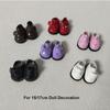 with Stickers Leather Shoes 3.8cm Length Shoes Outfit Accessories  For 15/17cm Doll Decoration