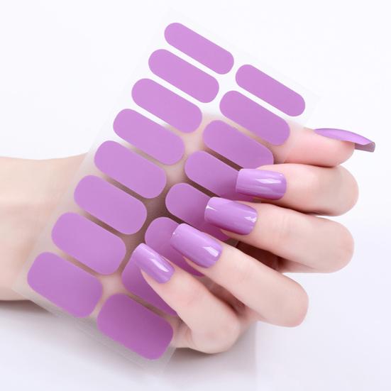 Teilgehärtete Gel-Nagelstreifen mit Feile Einfach aufzutragen Entfernen UV-LED-Licht Erforderlich Klebender Nagelaufkleber Maniküre zu Hause DIY-Nagellack-Wrap