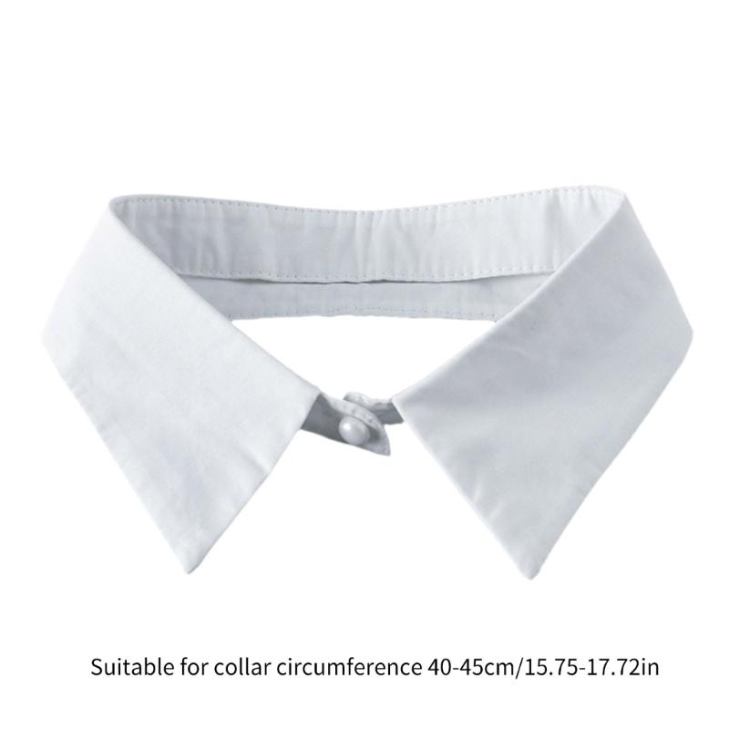 White Shirt Collar Girls Clothes Accessiory Collar Versatile Outfits Traditional Mini Lapel Shawl Collar Lapel