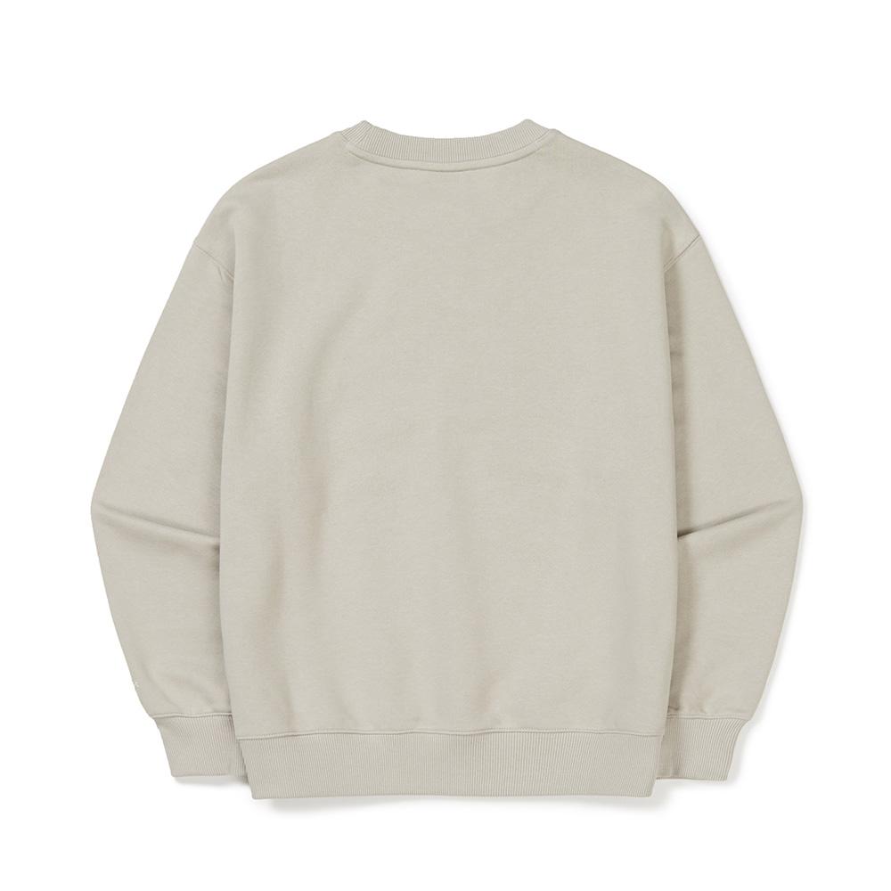 SNOWPEAK Land Women's Chain Lettering Sweatshirt Light Beige (S23FWFHT65)