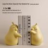 Cute Ceramic Pear Hugging Bookend - Charming Home Decor & Perfect Valentine's or Birthday Gift
