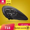 LED Headlights for Porsche 718 (2016-2024), Including Cayman 982 and Boxster.
