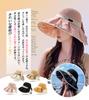 UV Protection Hat for Sun Hat for Sun Foldable Sun Quick Large with Chin UV Wide Sun Makes Face Look Pink [Beibeis] Women, Visor, Protection, Hat,