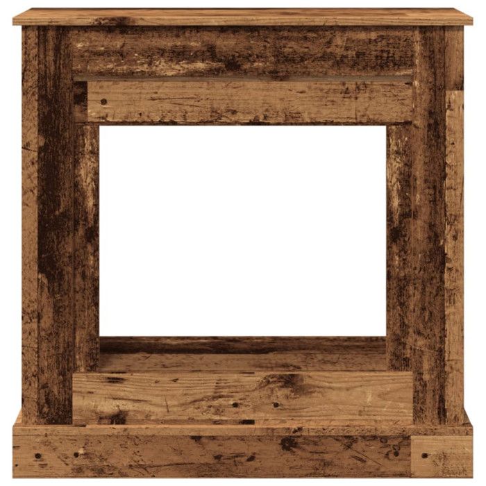 Old Wood Fireplace Surround 90x30x90 Cm Engineered Wood