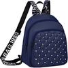 Chic Stylish Studded Backpack Multi-Color Quilted Adjustable-Strap Lightweight for Daily Commute Casual Functional Stylish Bag