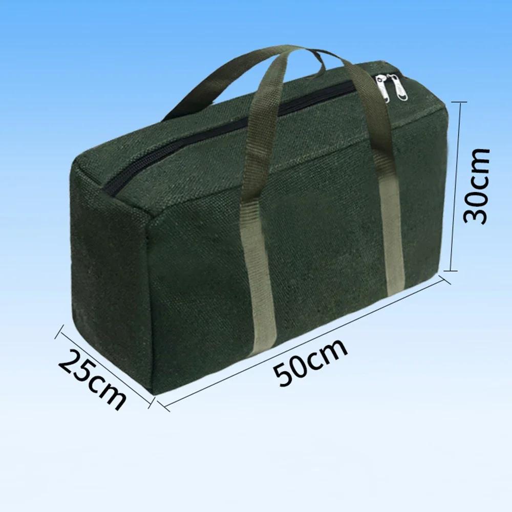Durable Thicker Canvas Tool Bag Screwdriver Tools Packaging Large Capacity Storage Pouch Electrical Tool Storage Organizer New