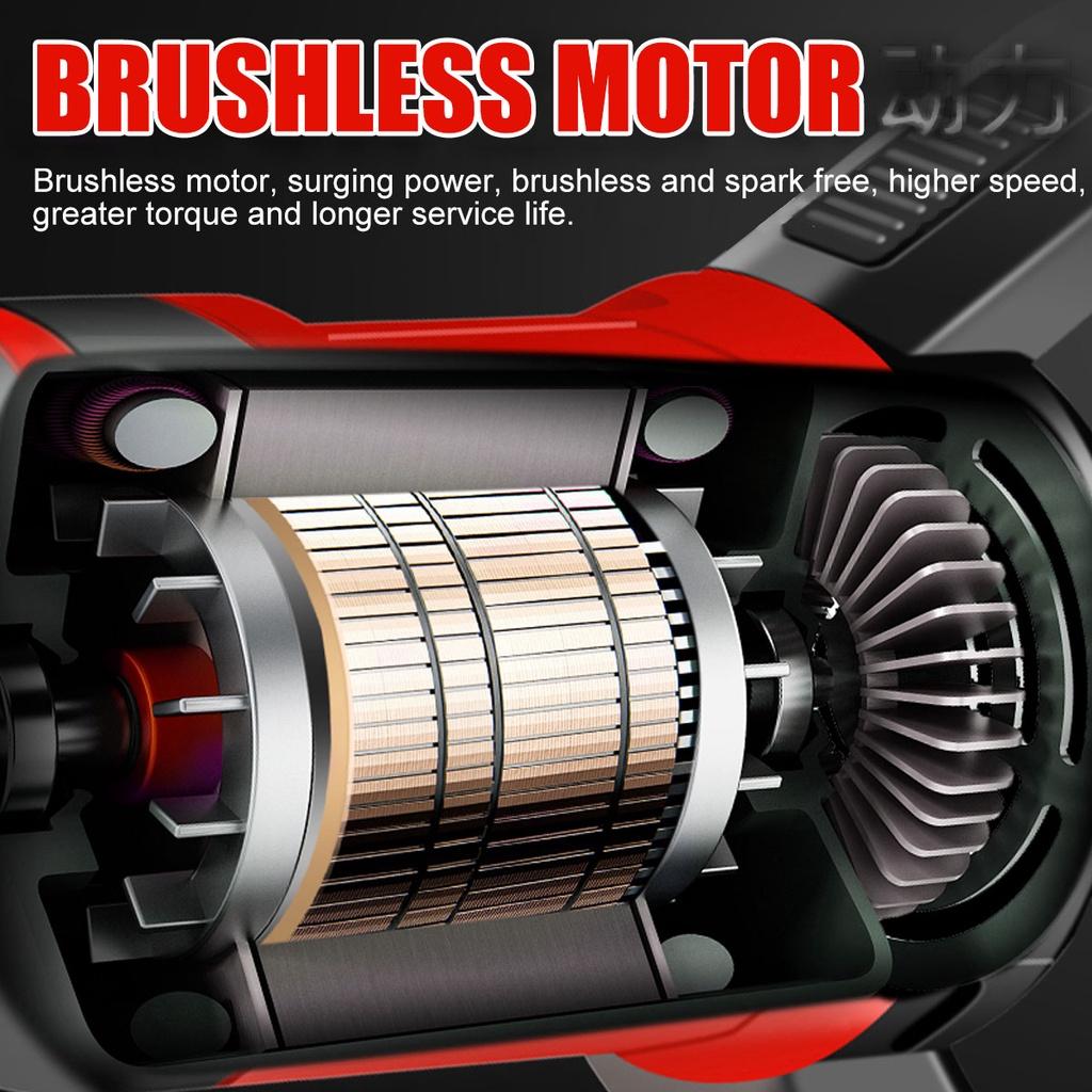 3000W Brushless Electric Reciprocating Saw 388VF Adjustable Three Orientations Modes Cutting Saw Portable Cordless Power Tools