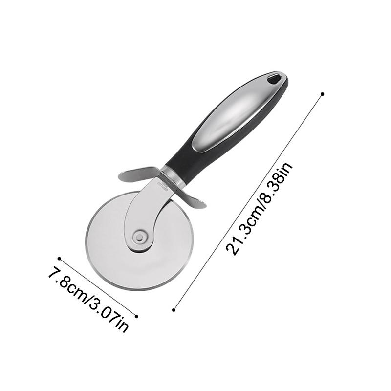 Roată Tăietor de Pizza, Tăietor de Pizza din Oțel Inoxidabil, Roată de Pizza Ușor de Tăiat și Curățat Pentru Tăierea Crustelor, Plăcintelor și Mai Mult