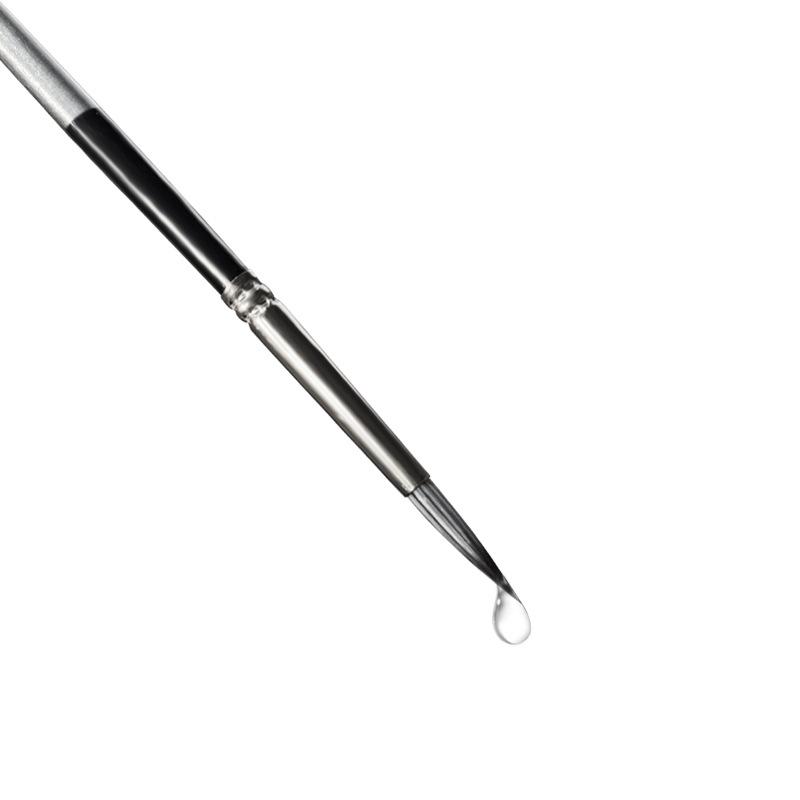 24-Piece Nylon Paint Brush Set with Canvas Roll-Up Case for Gouache, Watercolor, and Oil Painting