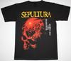 Vintage SEPULTURA - BENEATH THE REMAINS Bavlněné Unisez tričko Všechny velikosti Černé TU092