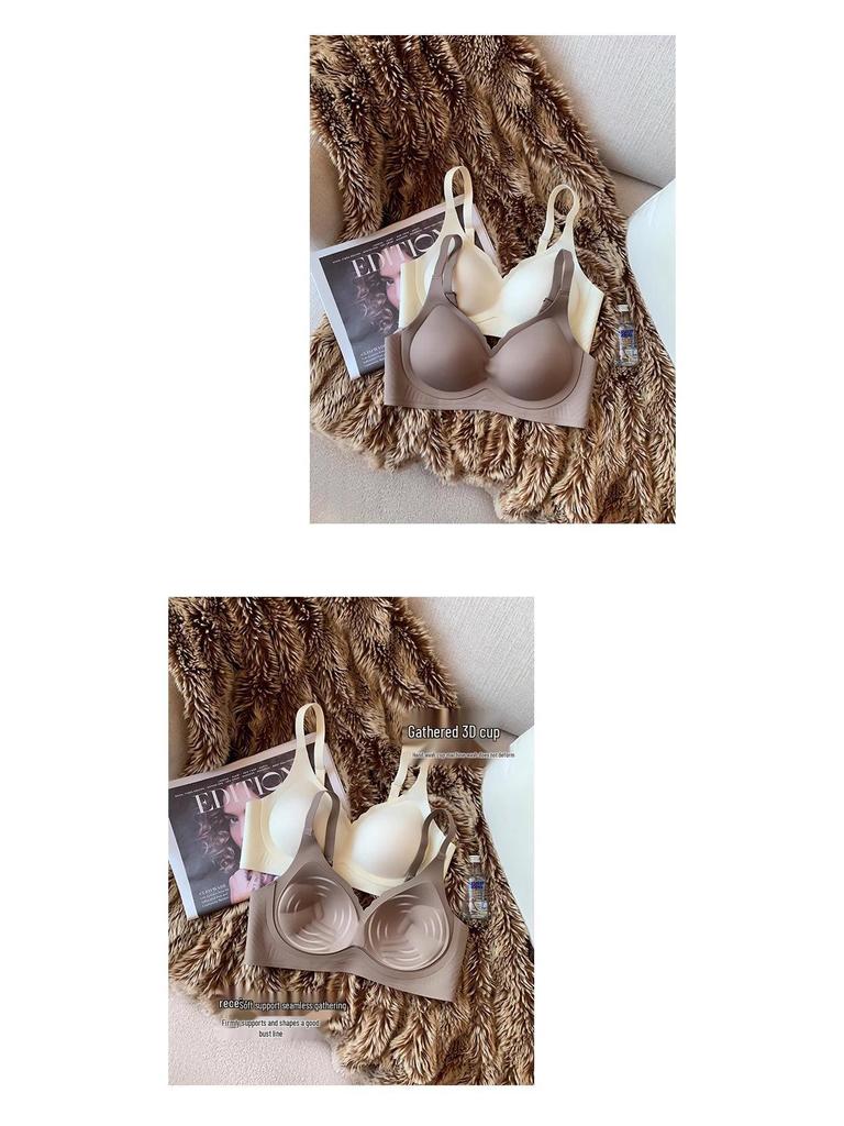 Nude Lift Nahtloser Push-Up-BH für Damen - Weich, Bügellos, Handflächen-Cup, Kleine Brustvergrößerung, Seitenstütze