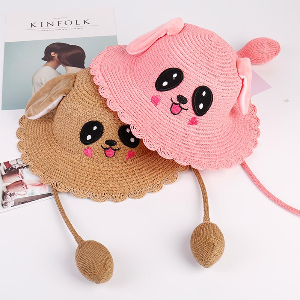 Cute Cartoon Dog Dance Ears  Straw Hat