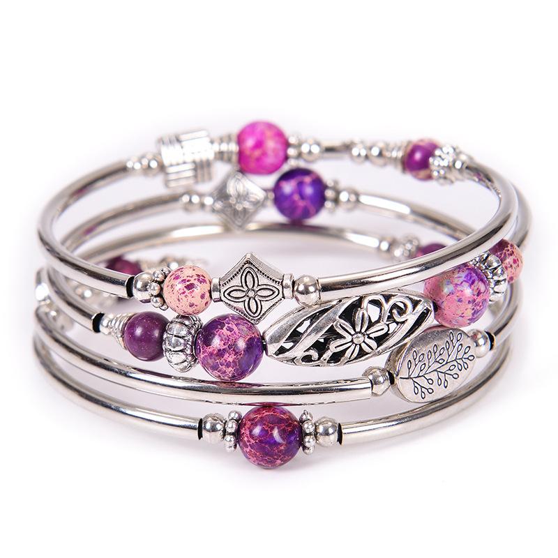 JYL TS Bracelet Bohemian  Turquoise Beads Evokes Adventure & Harmony Emperor-4